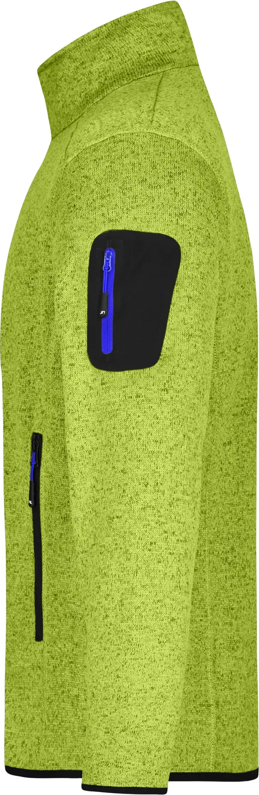 James & Nicholson Men`s Knitted Fleece Jacket