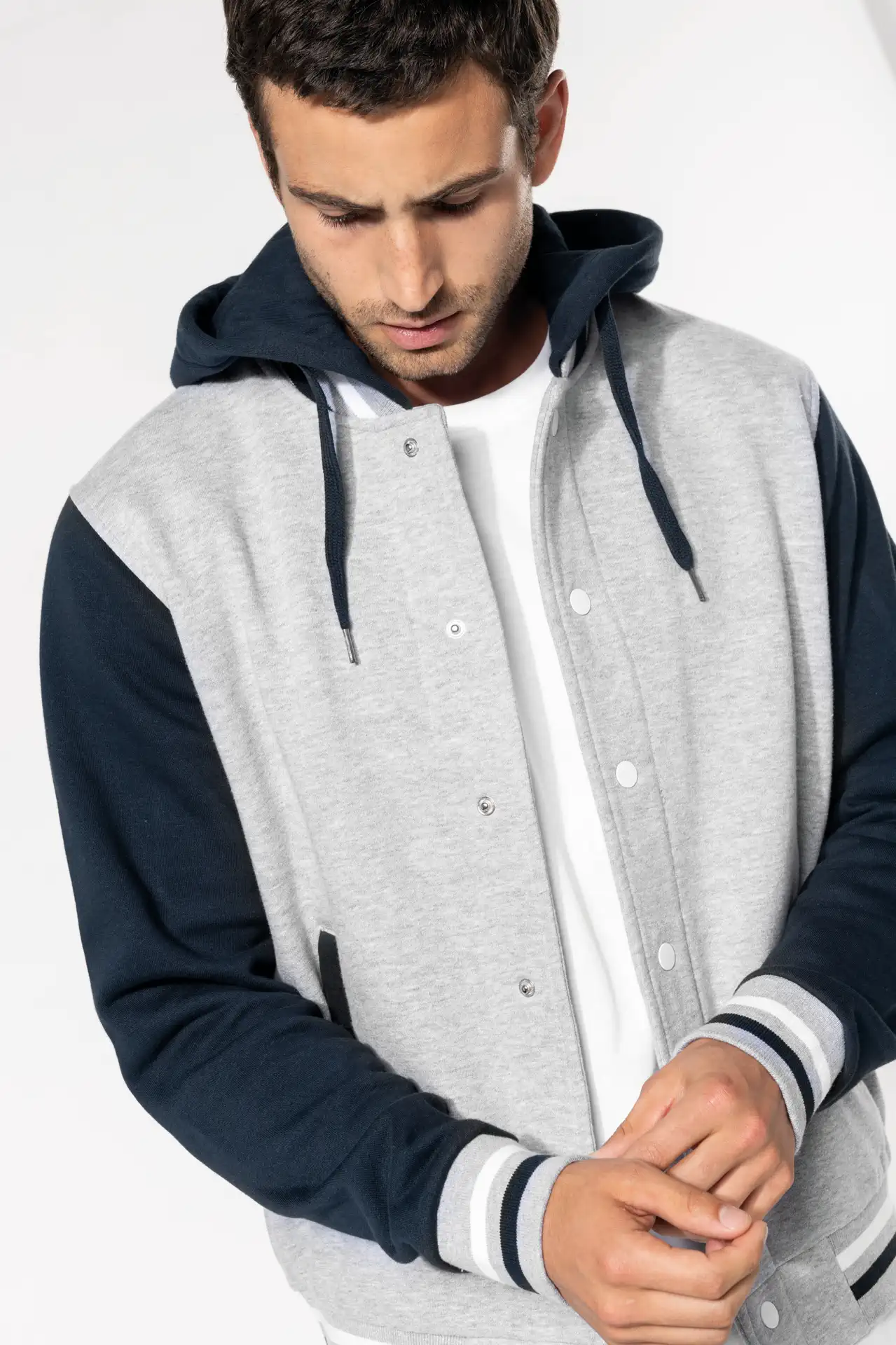 Kariban Unisex Kapuzen College Jacke "Teddy"