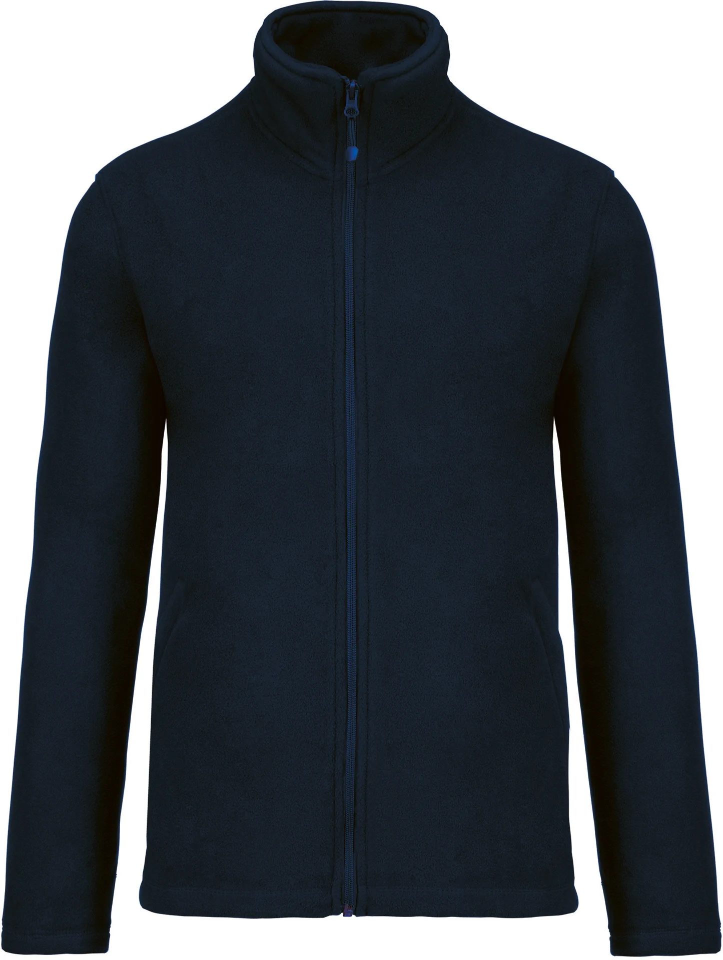 kariban-K911-microfleece-jacke-falco-navy-front-3 Kariban Microfleece Jacke "Falco"
