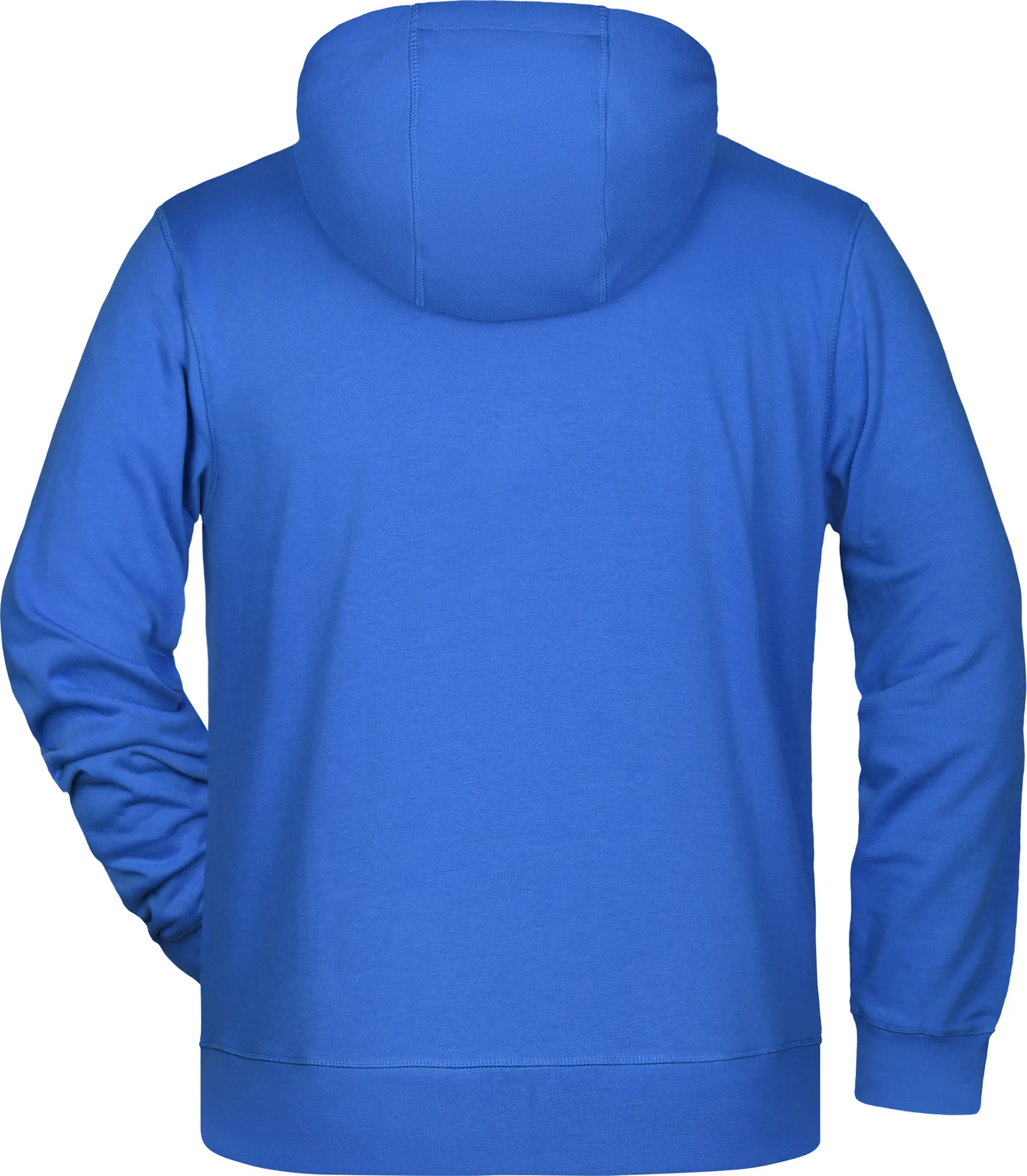 JN8026-mens-zip-hoody-cobalt-back-5 James & Nicholson Men`s Zip-Hoody