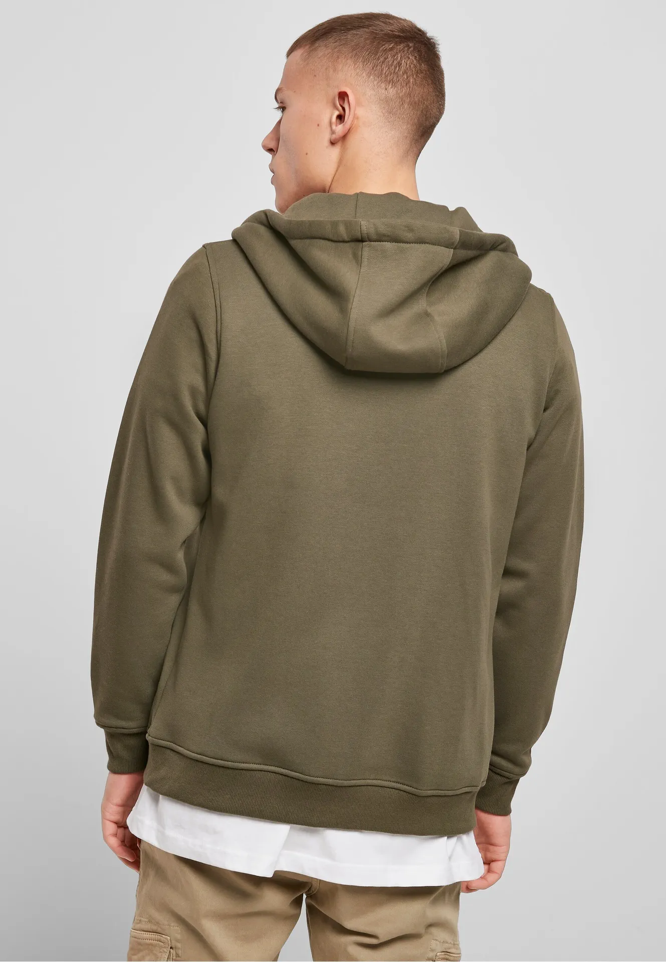 Build Your Brand Heavy Zip Hoody