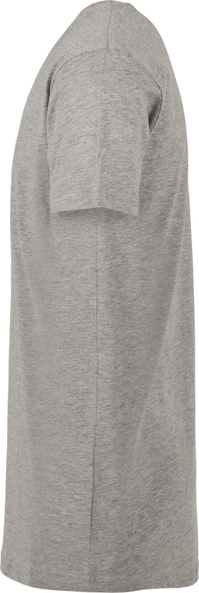 BYB-BY028-shaped-long-t-shirt-heathergrey-left-6 Build Your Brand Shaped Long Tee