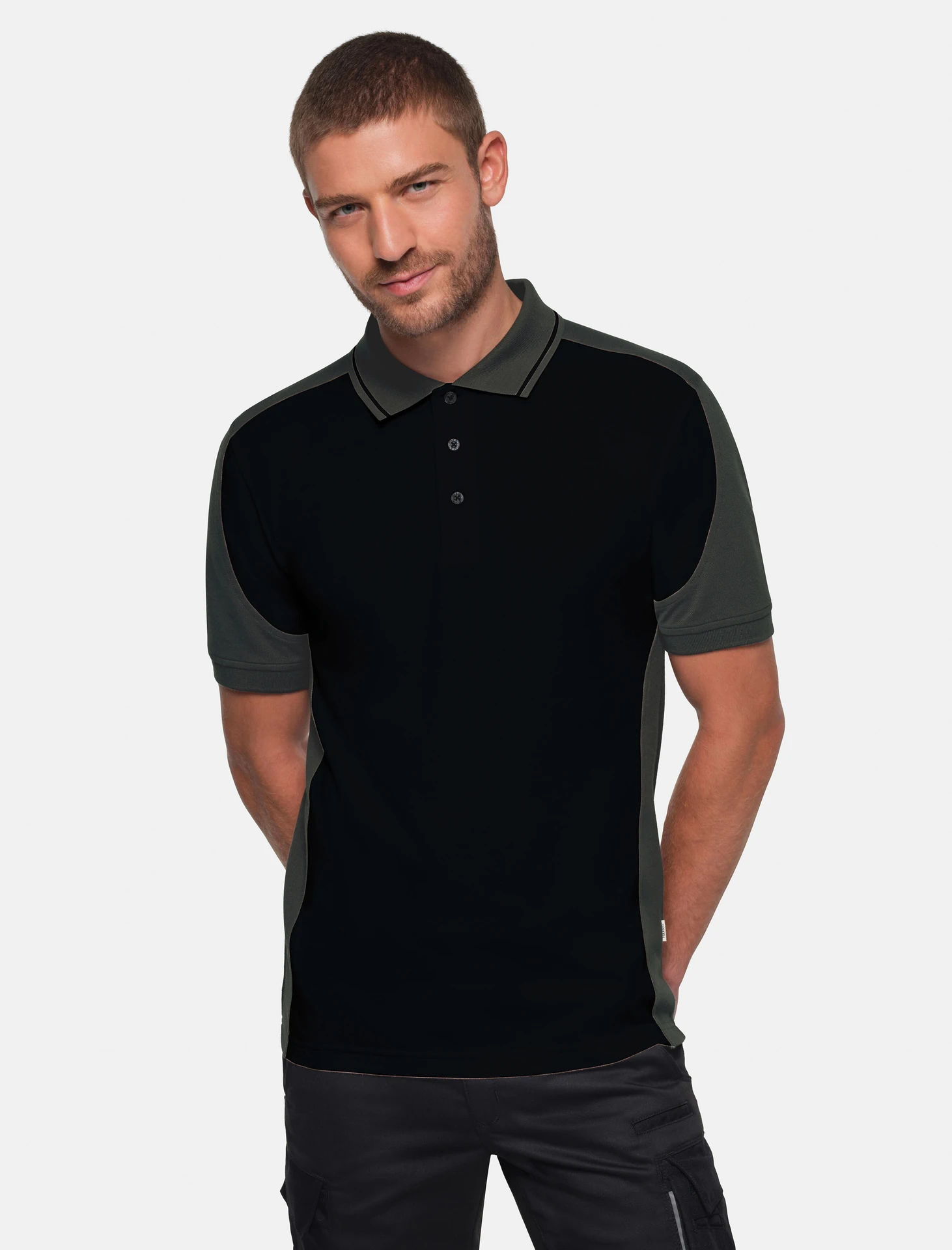 HAKRO Poloshirt 539 Contrast MIKRALINAR® ECO