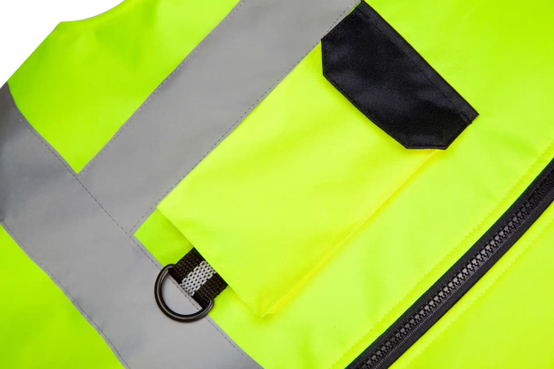 yoko-hv005-hi-vis-two-tone-bodywarmer-hi-vis-yellow-detail-2 YOKO Hi-Vis Two-Tone Bodywarmer