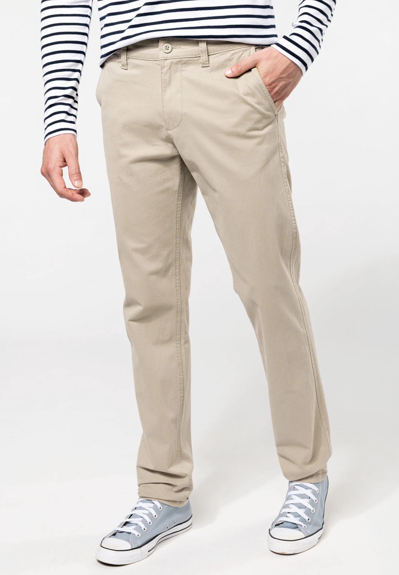 Kariban Herren Chino Hose
