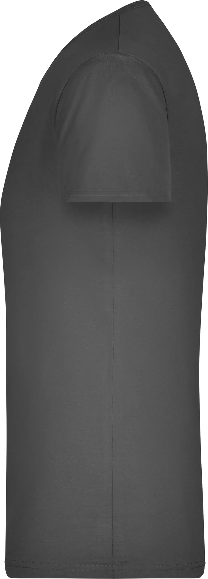 jn912-mens-slim-fit-v-t-shirt-graphite-left-4 James & Nicholson Men's Slim Fit V-T