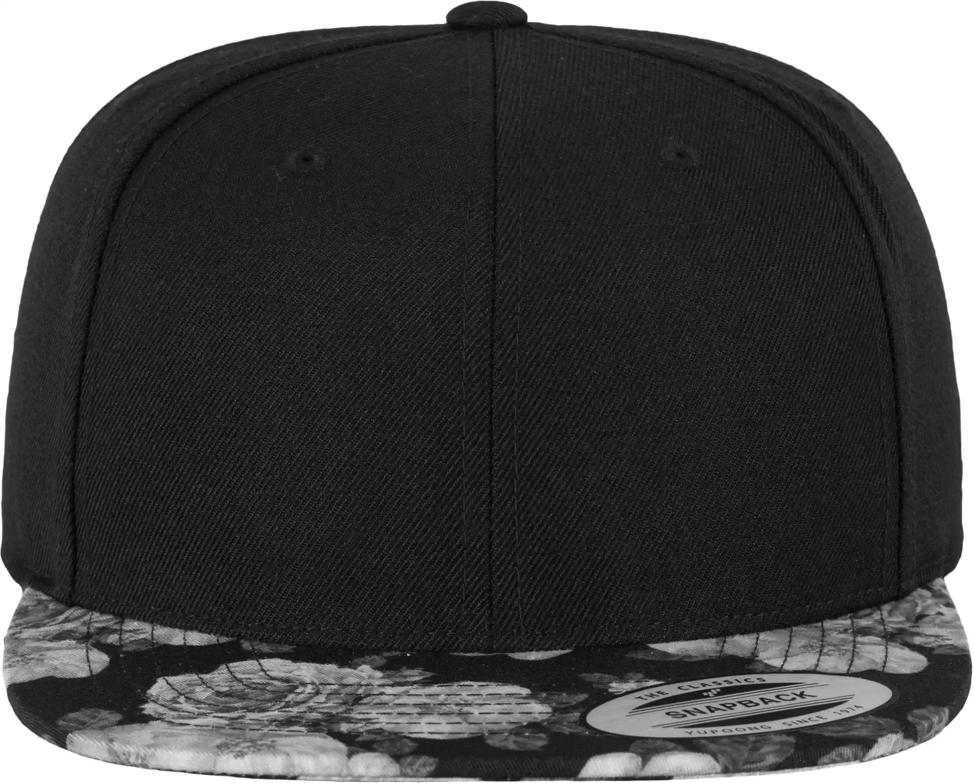flexfit-6089r-roses-snapback-black-grey(roses)-front-2 FLEXFIT Roses Snapback