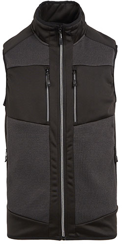 regatta-tra914-e-volve-unisex-knit-effect-stretch-bodywarmer-ash-black-front-2 Regatta E-volve Unisex Knit Effect Stretch Bodywarmer