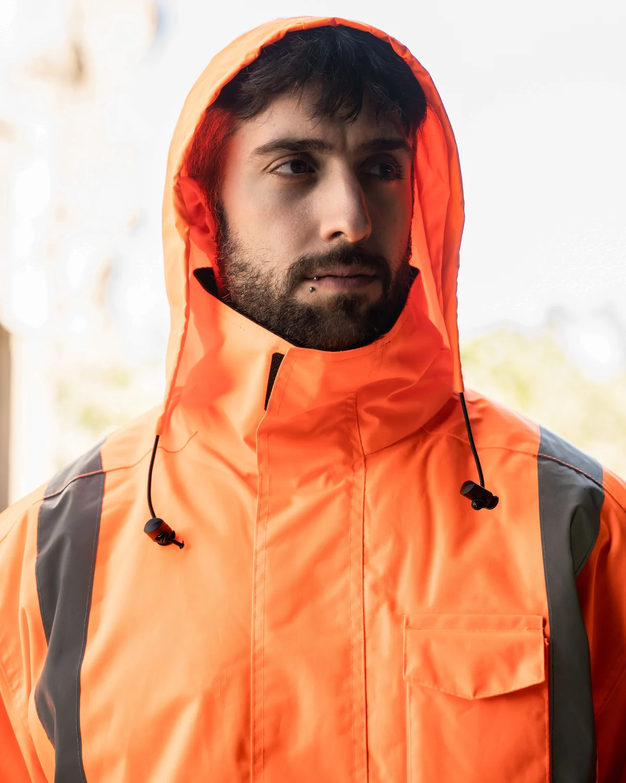 Korntex Hi-Vis Light Rain Jacket Kaunas