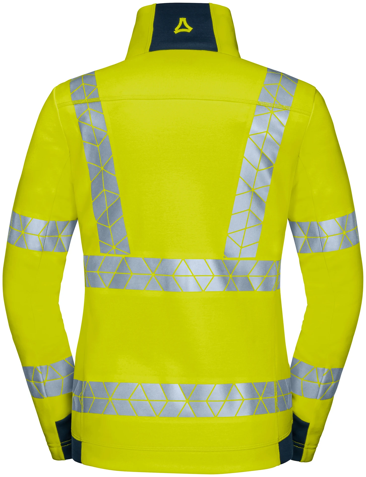schoeffel-pro-7727-neonwaechter-warnschutz-thermo-fleece-damen-warngelb-dunkelblau-3 Schöffel PRO 7727 Damen NEONWÄCHTER Warnschutz Thermo-Fleece
