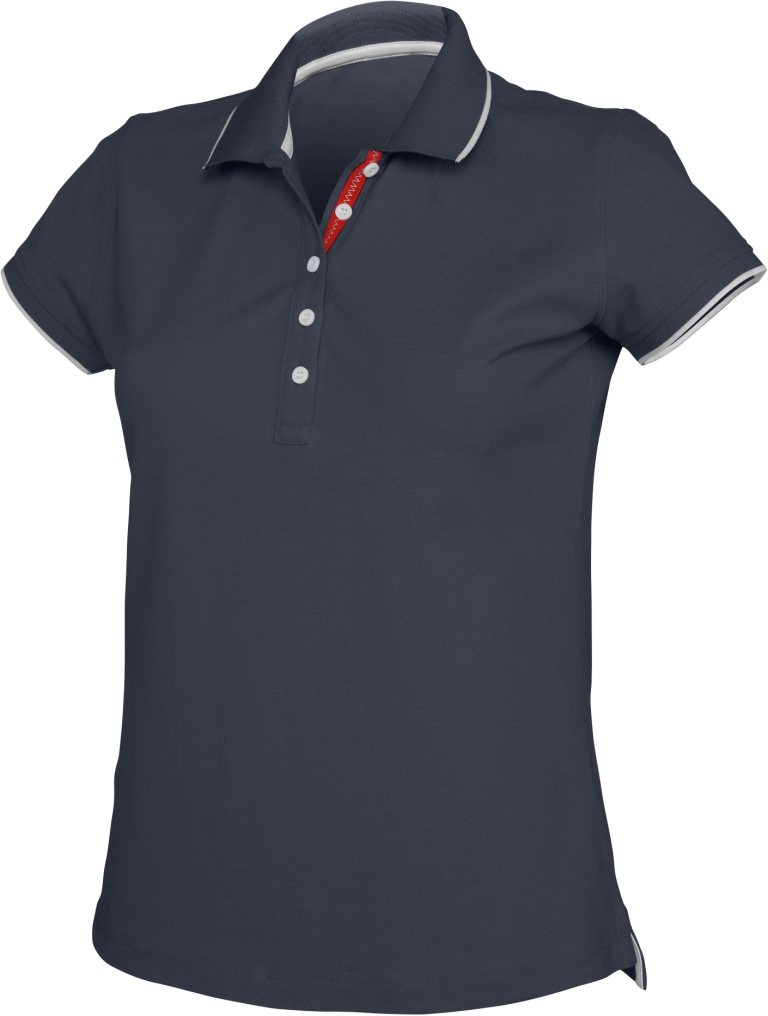 Kariban Damen Kontrast Piqué Polo Kariban Damen Kontrast Piqué Polo