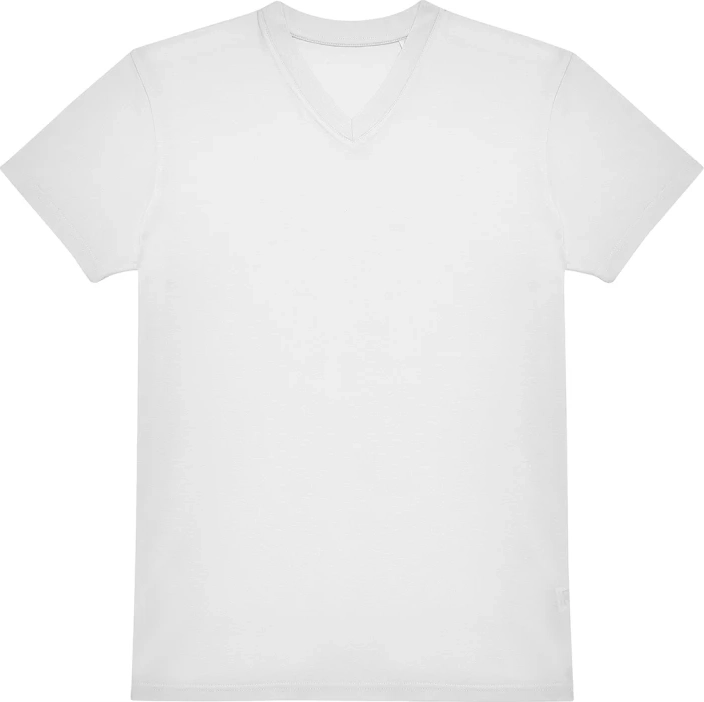 bc-tu008-e150-v-t-shirt-white-front-2 B&C #E150 V T-Shirt