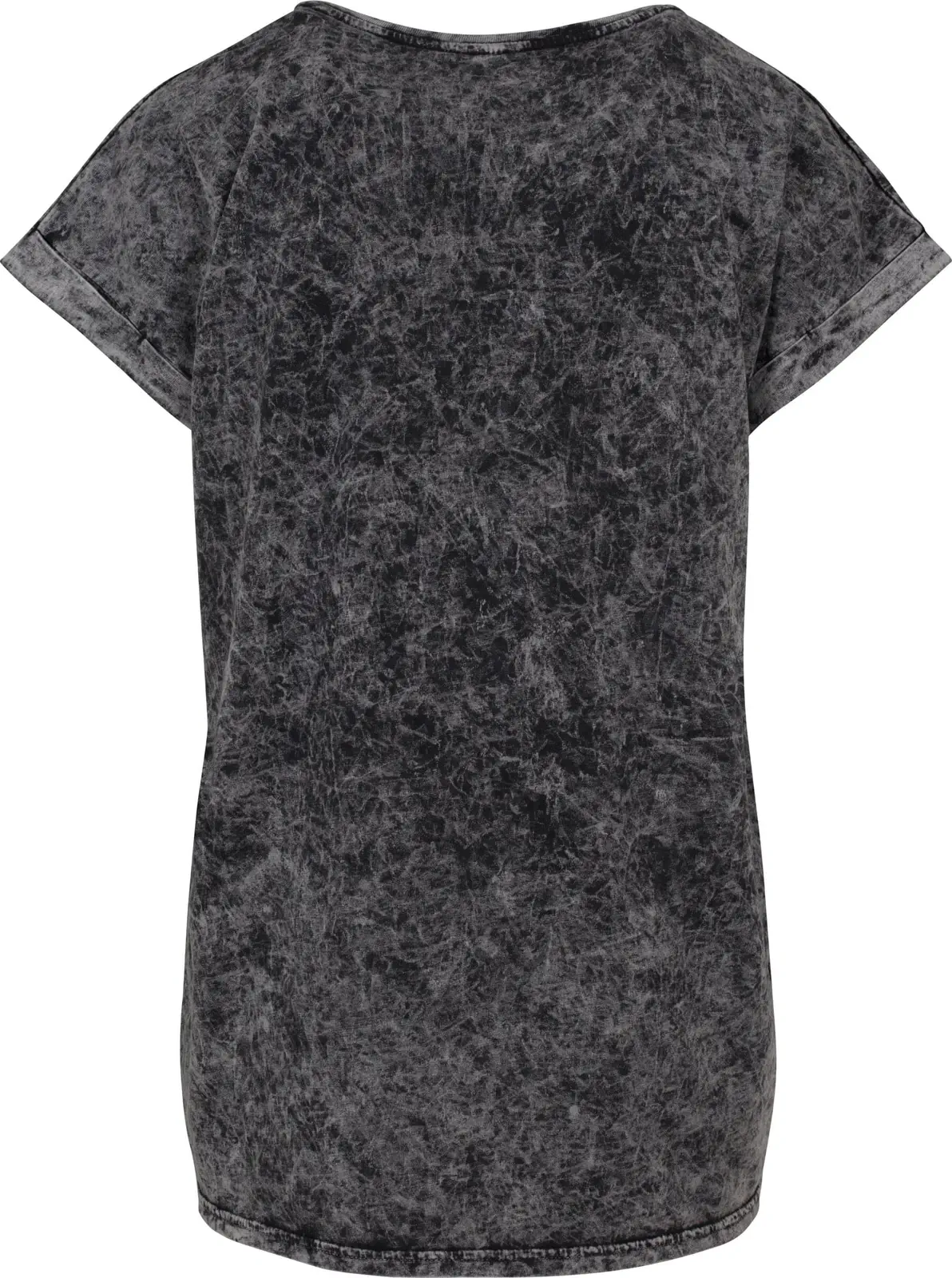 Build Your Brand Ladies Acid Washed Extended Shoulder Tee