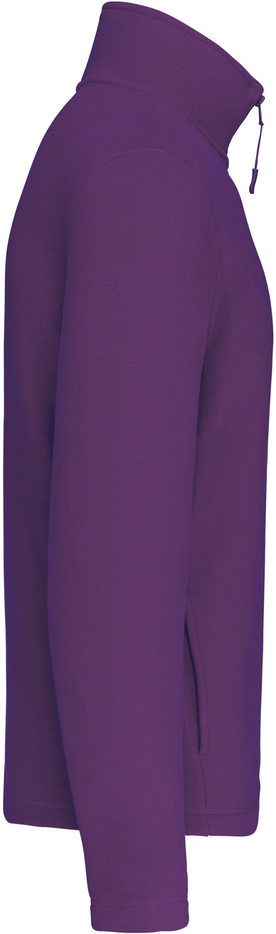 kariban-K912-microfleece-pullover-mit-viertel-zip-enzo-purple-right-5 Kariban Microfleece Pullover mit 1/4 Zip "Enzo"