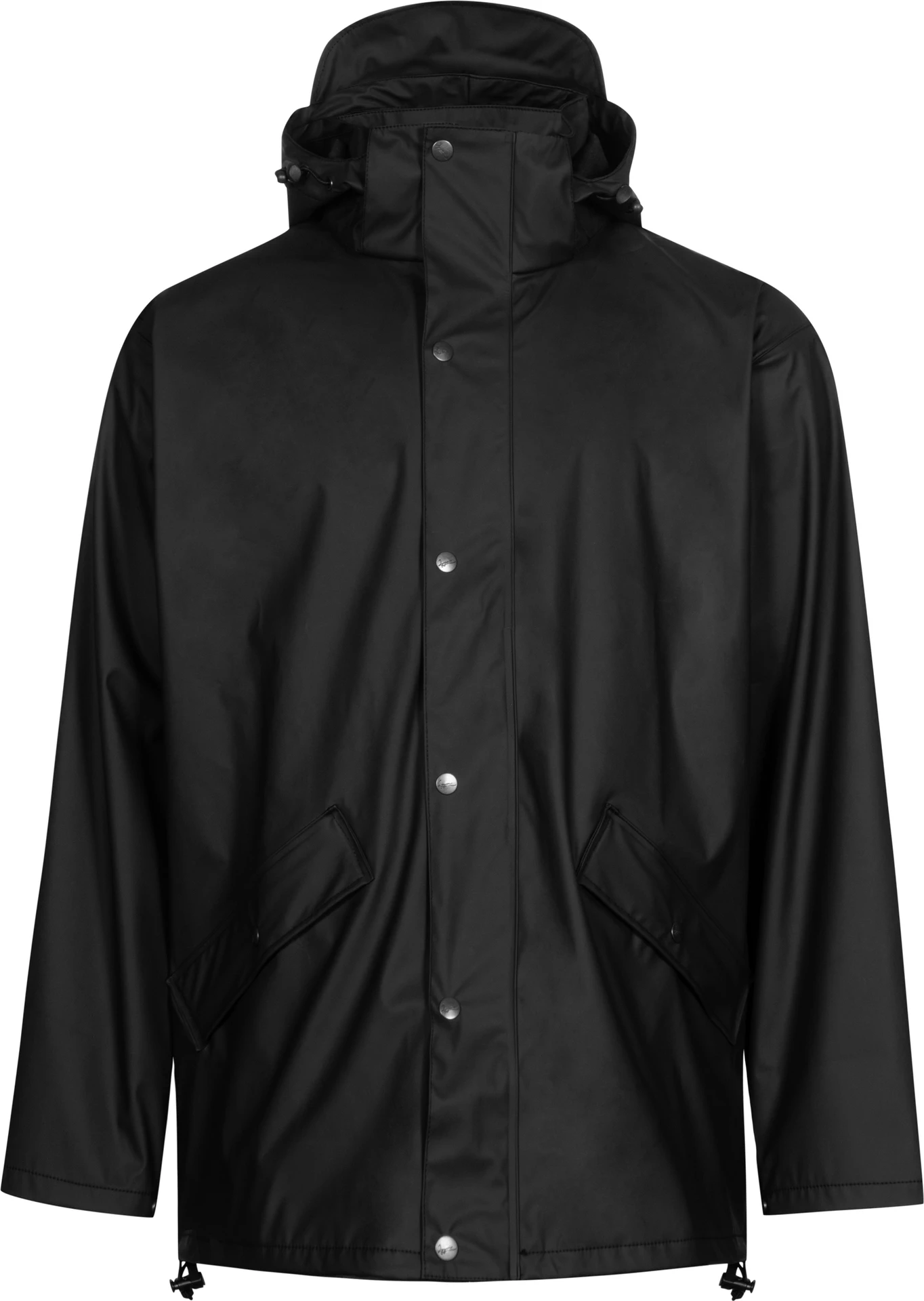 lyngsoe-rc1357-recycelte-regenjacke-schwarz-front-1 Lyngsøe RC1357 Recycling Regenjacke