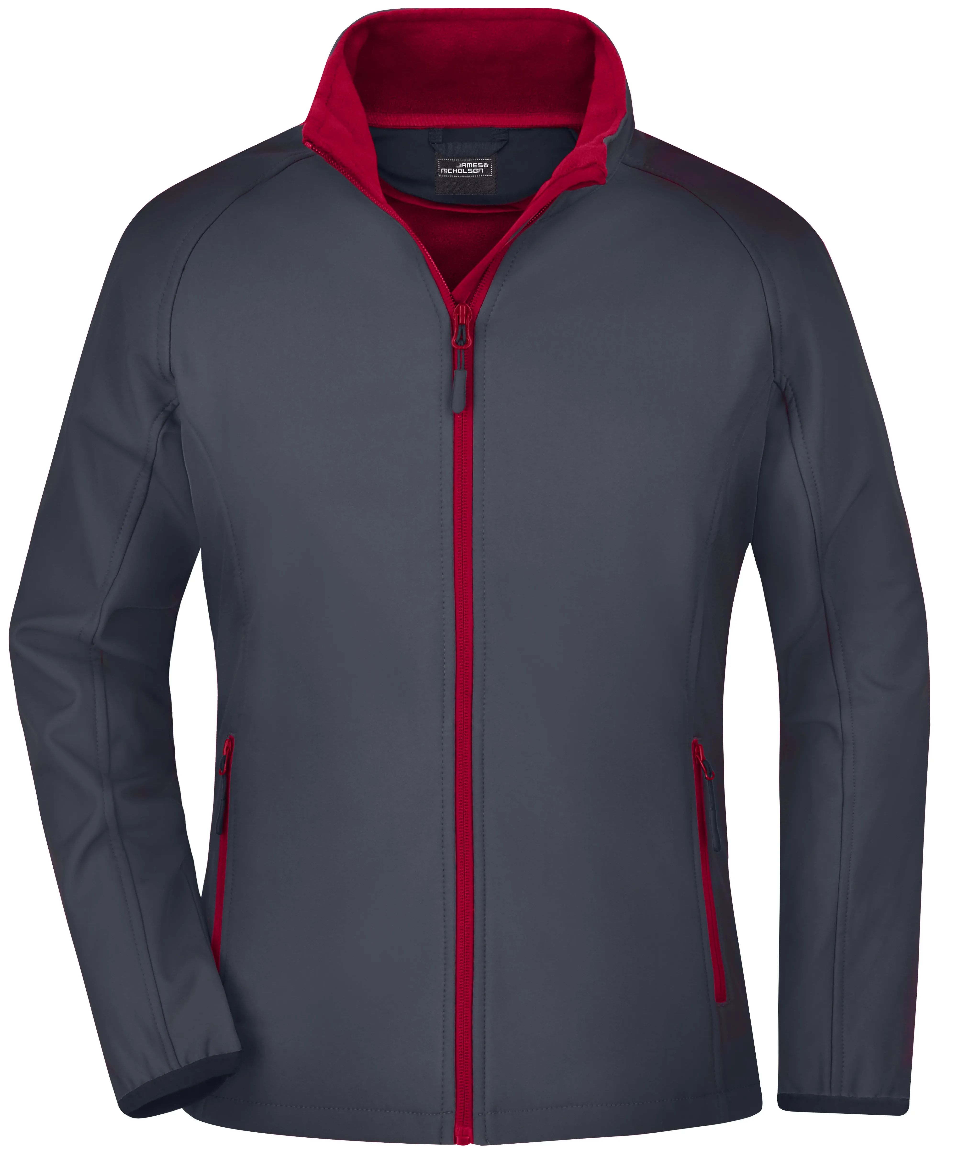iron grey/red