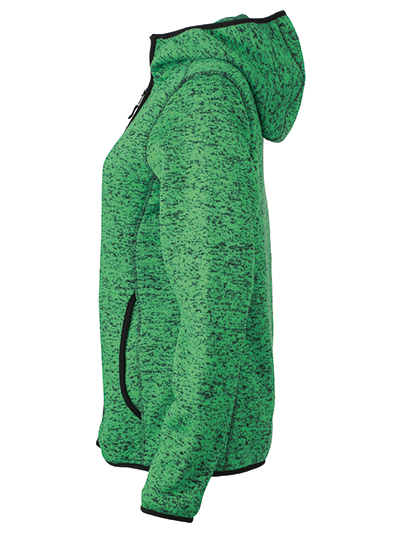 James & Nicholson Ladies Knitted Fleece Hoody James & Nicholson Ladies Knitted Fleece Hoody