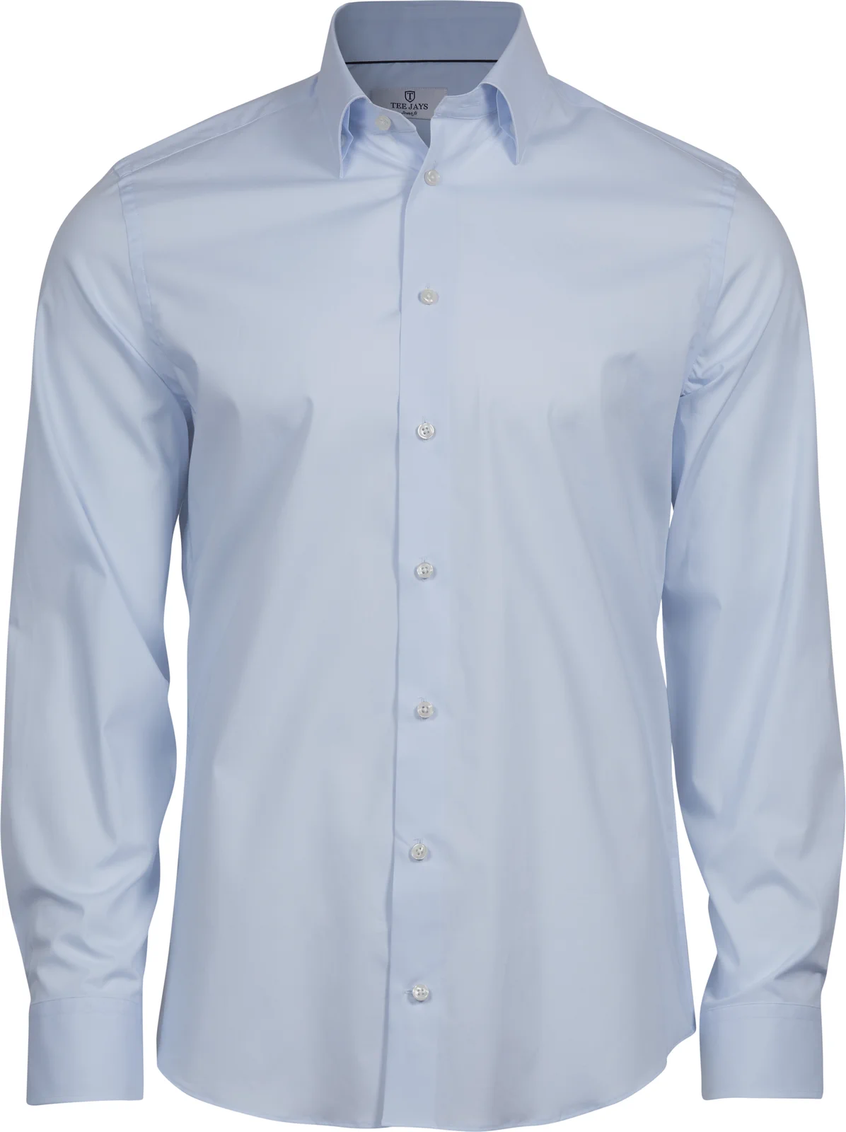 tee-jays-4024-stretch-luxury-shirt-lightblue-front-1 Tee Jays Stretch Luxury Shirt
