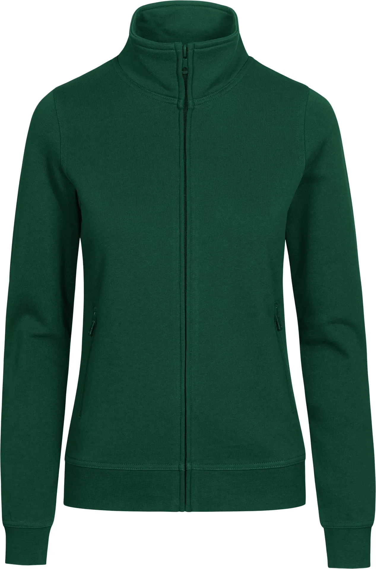 promodoro-5275-womens-sweatjacket-forest-front-3 Promodoro Women's Sweatjacket