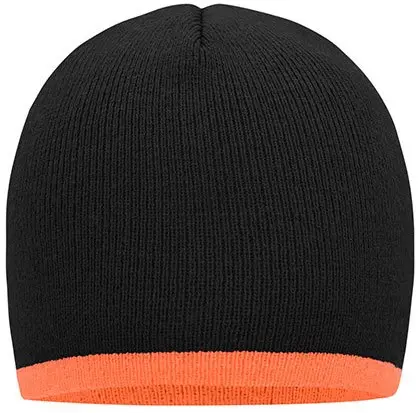 black/orange