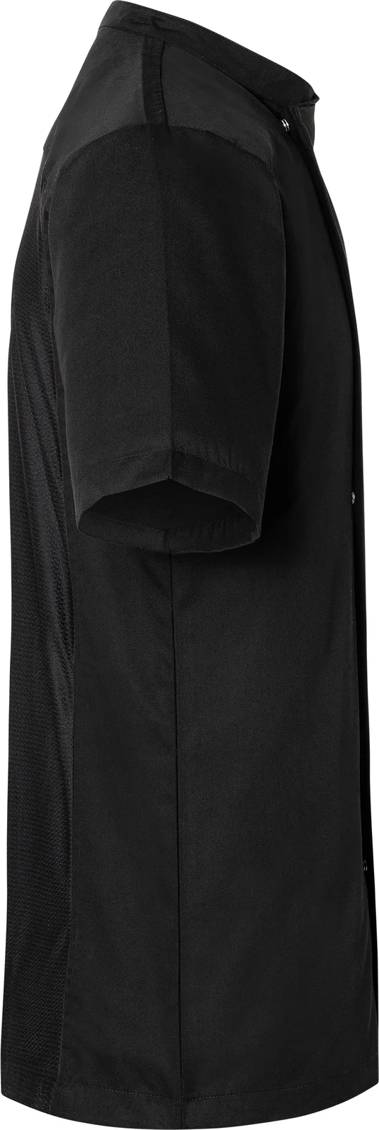karlowsky-bjm3-kurzarm-ueberwurf-kochhemd-basic-black-right-6 KARLOWSKY Kurzarm Überwurf-Kochhemd Basic