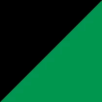 black/kelly green