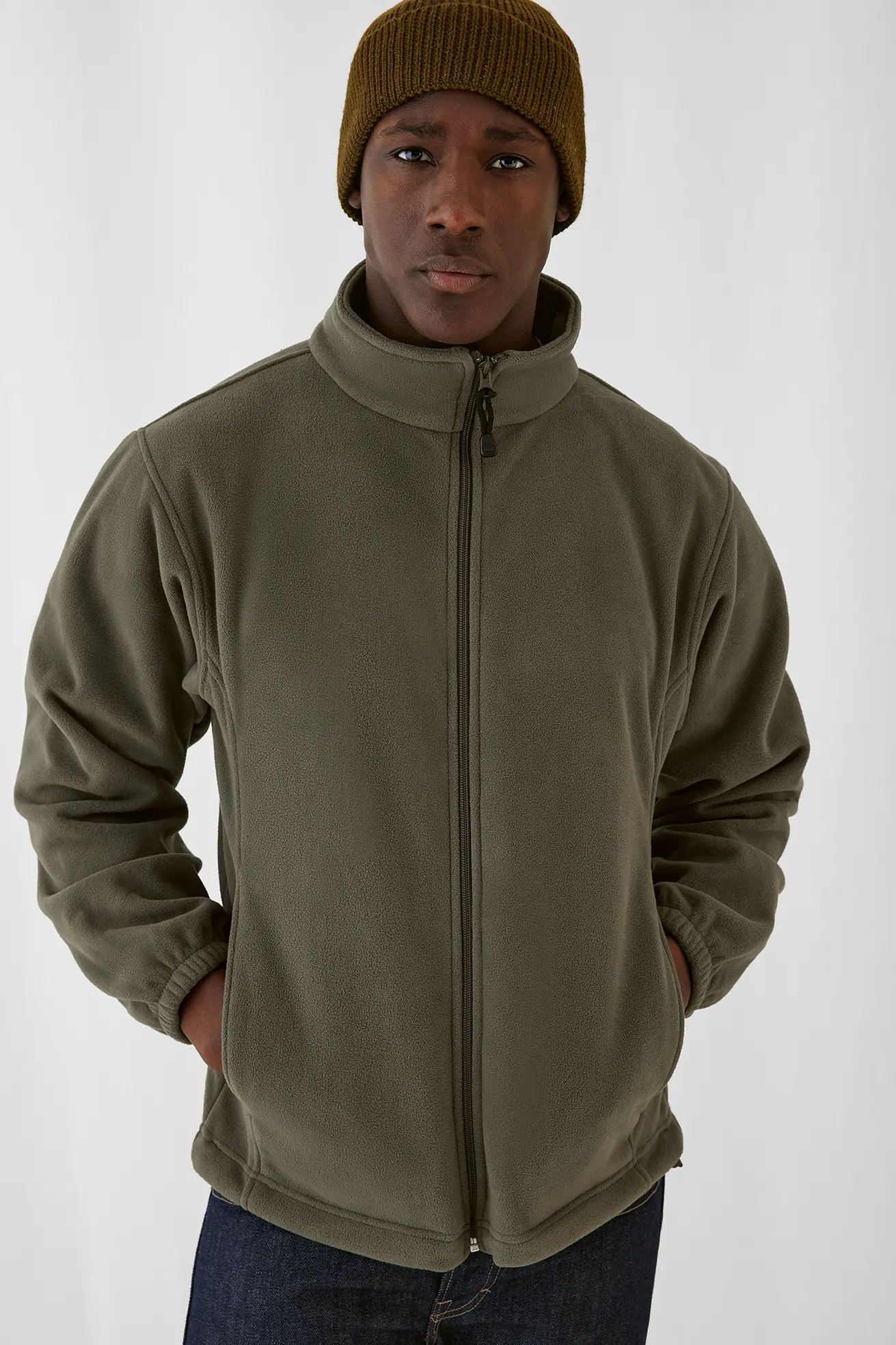 BC_FU749_Windprotek_parent_0 B&C Bonded Microfleece WindProtek Men