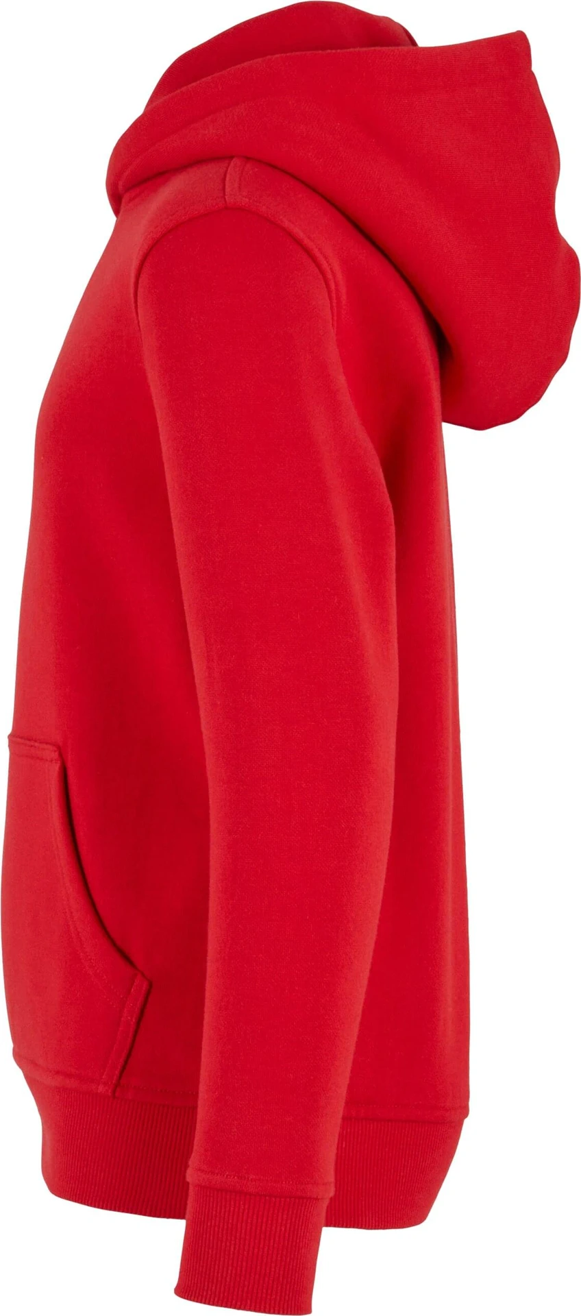 BYB-BY185-kids-organic-basic-hoody-cityred-left-6 Build Your Brand Kids Organic Basic Hoody