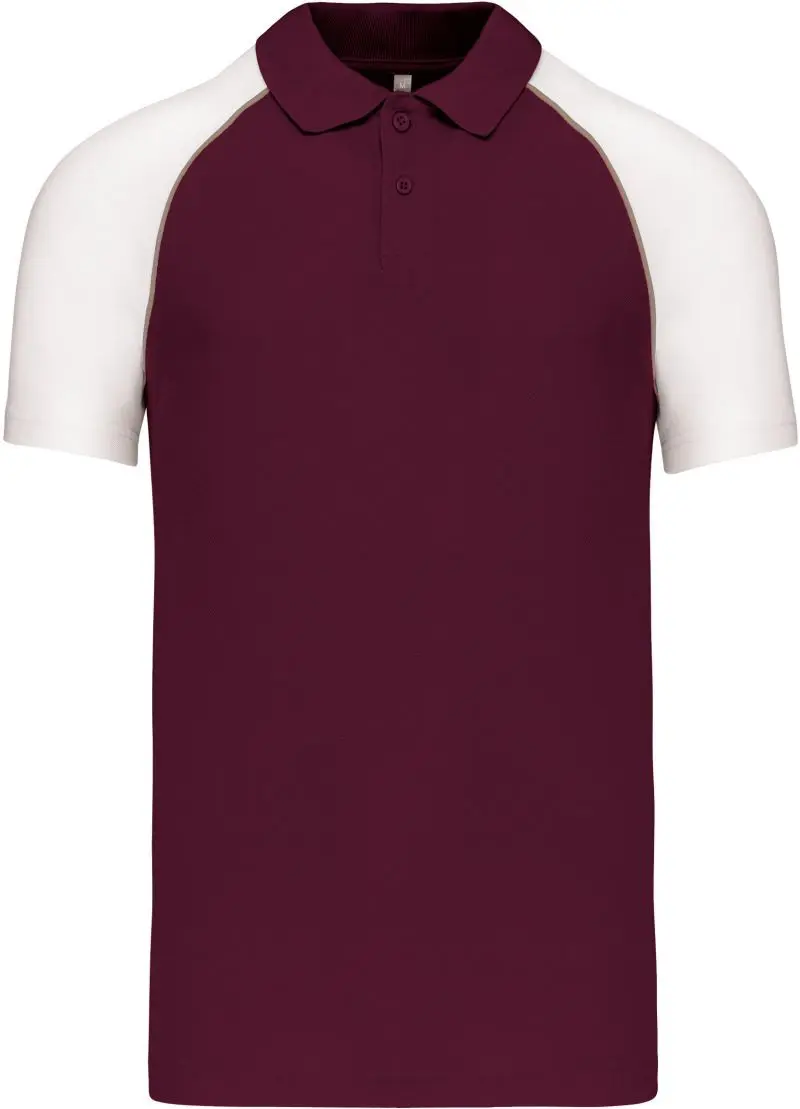 Kariban Baseball Piqué Polo Shirt Kariban Baseball Piqué Polo Shirt
