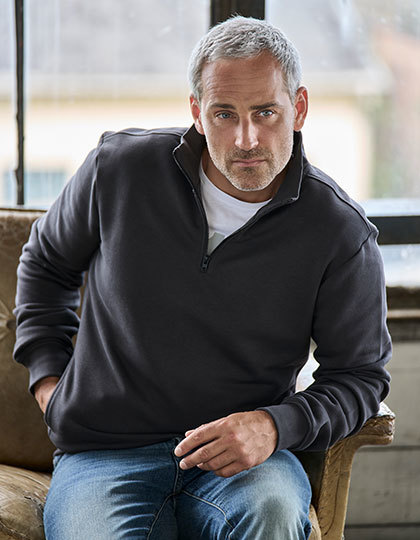 TEE JAYS Half Zip Sweatshirt TEE JAYS Half Zip Sweatshirt