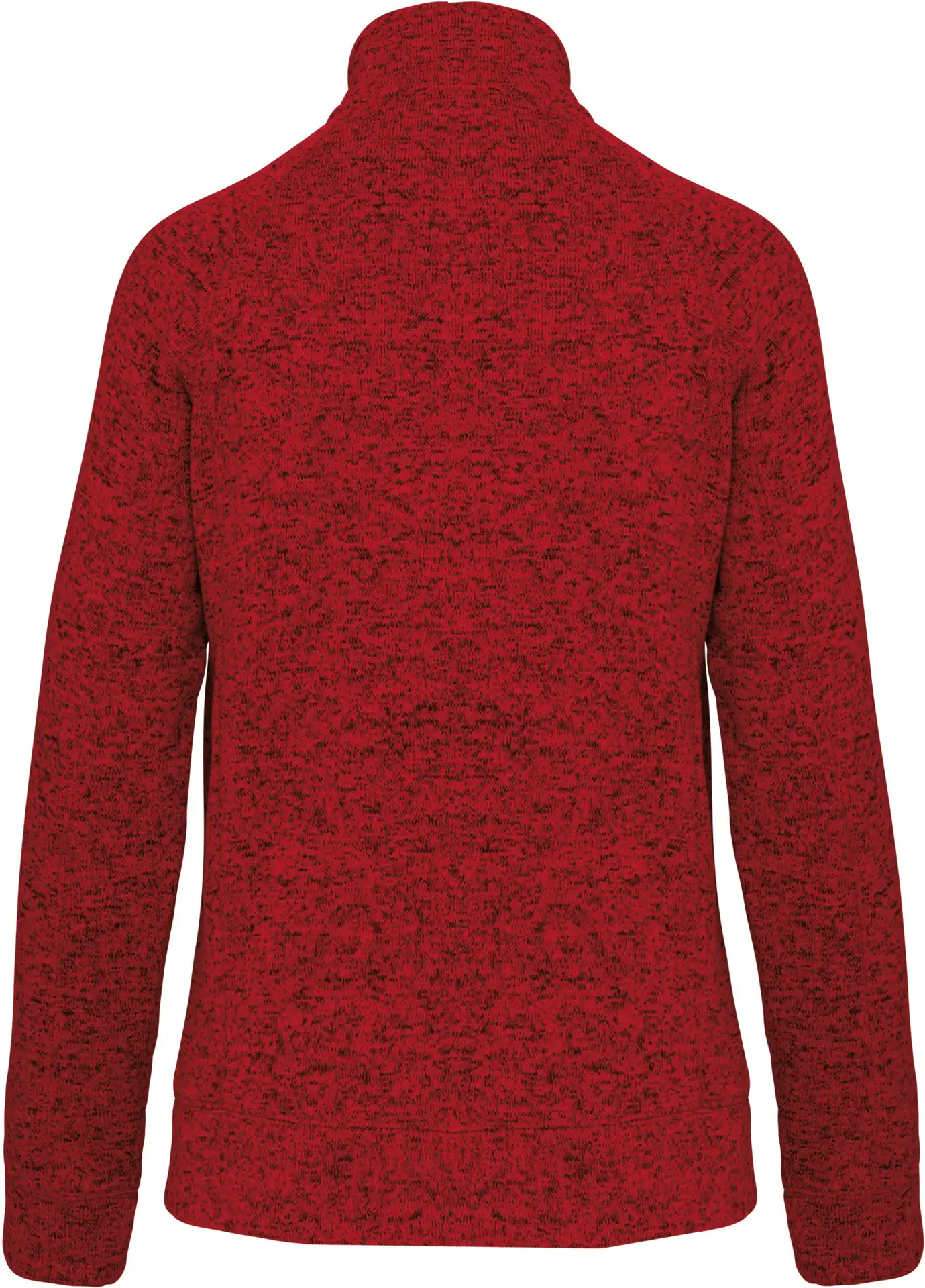 Kariban Damen Melange Strickfleece Jacke