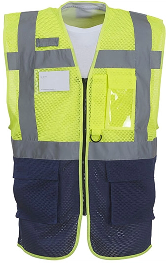 YOKO Hi Vis Top Cool Open Mesh Executive Waistcoat