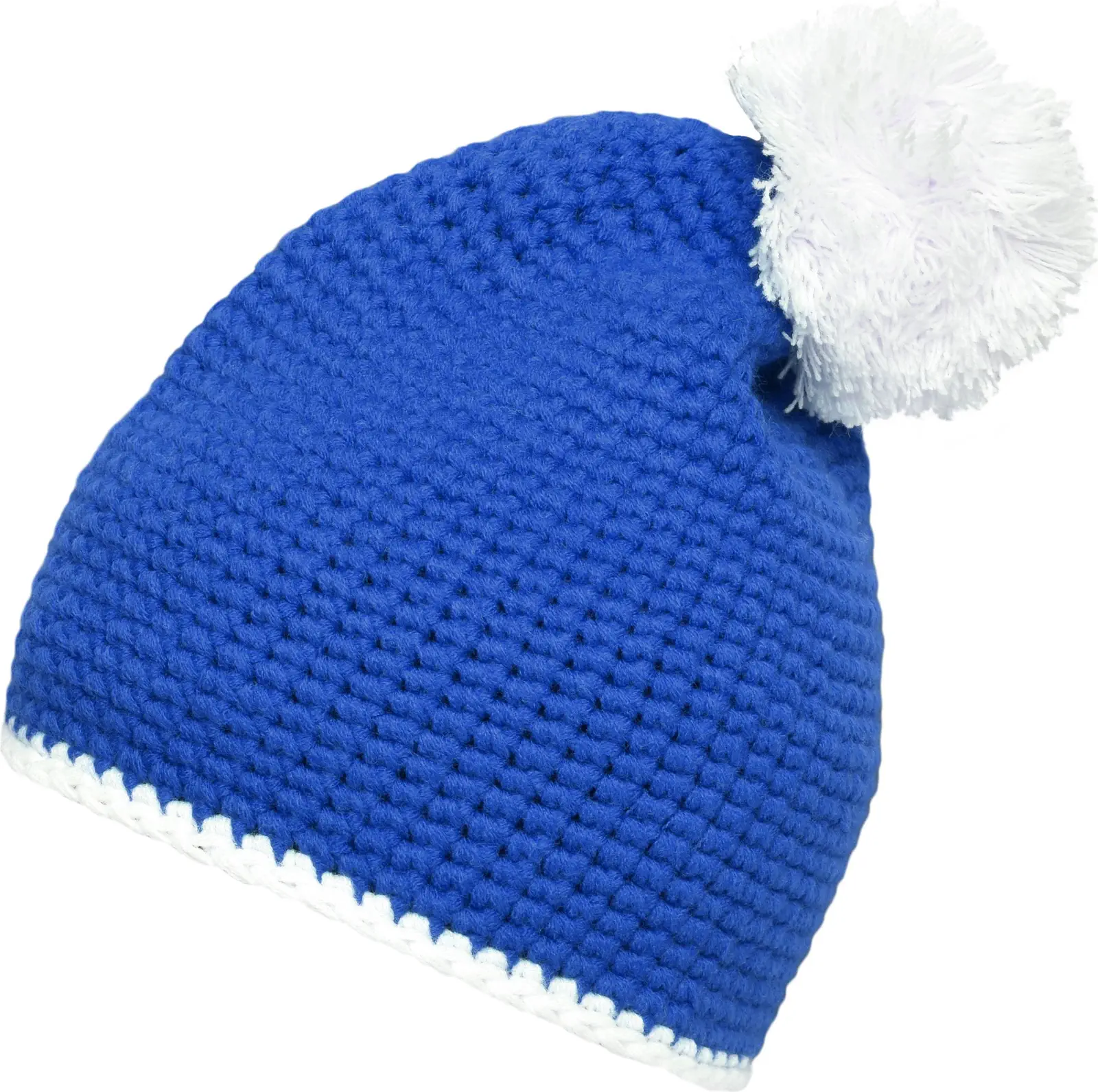 myrtle beach Pompon Hat with Contrast Stripe