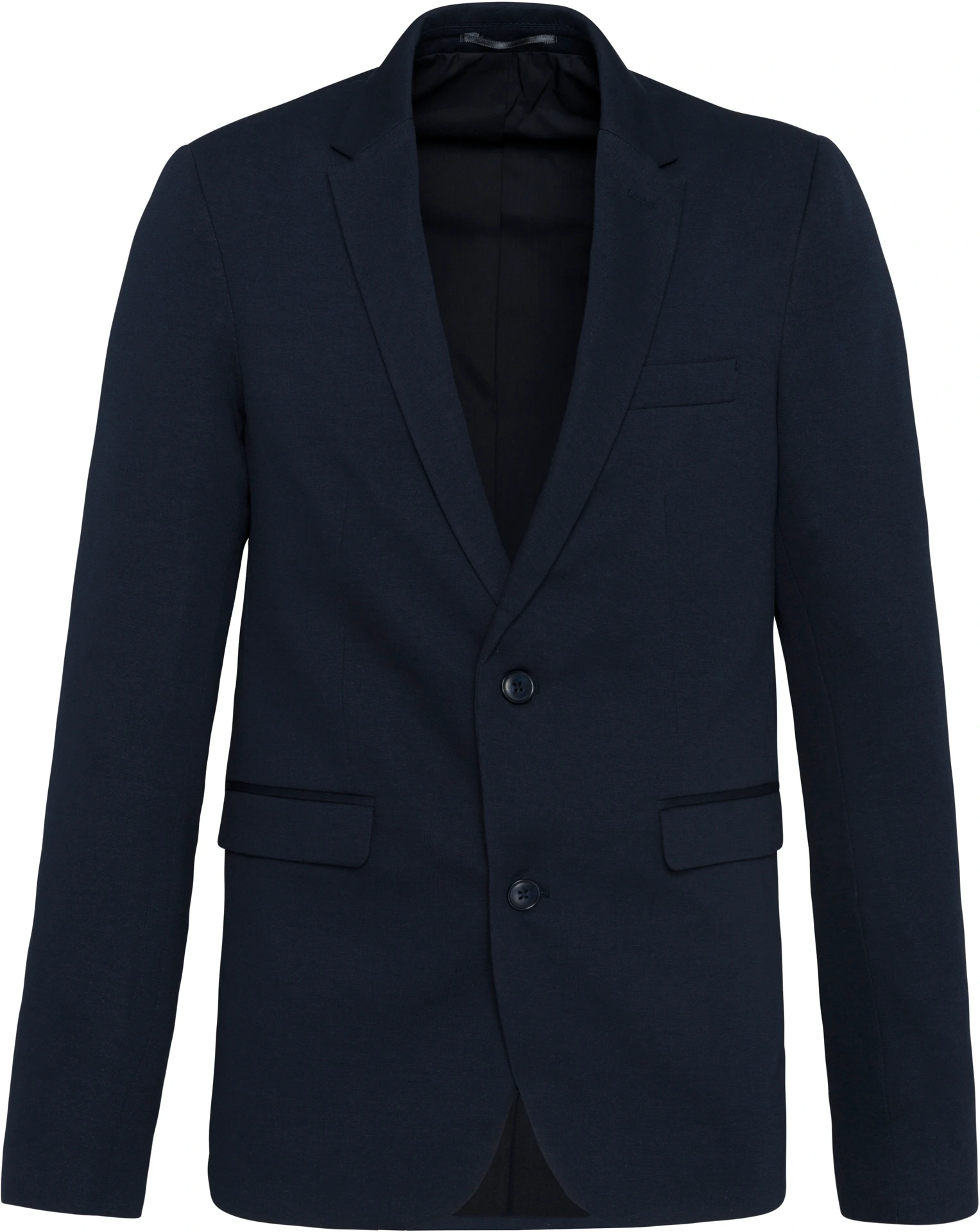 kariban-K6132-herren-blazer-nightnavyheather-front-3 Kariban Herren Blazer