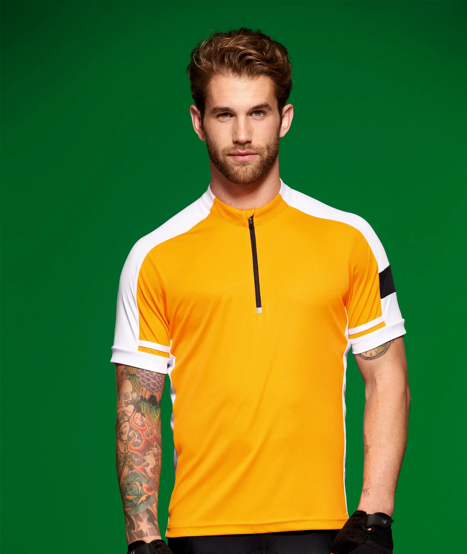 James & Nicholson Men's Bike-T Half Zip James & Nicholson Men's Bike-T Half Zip