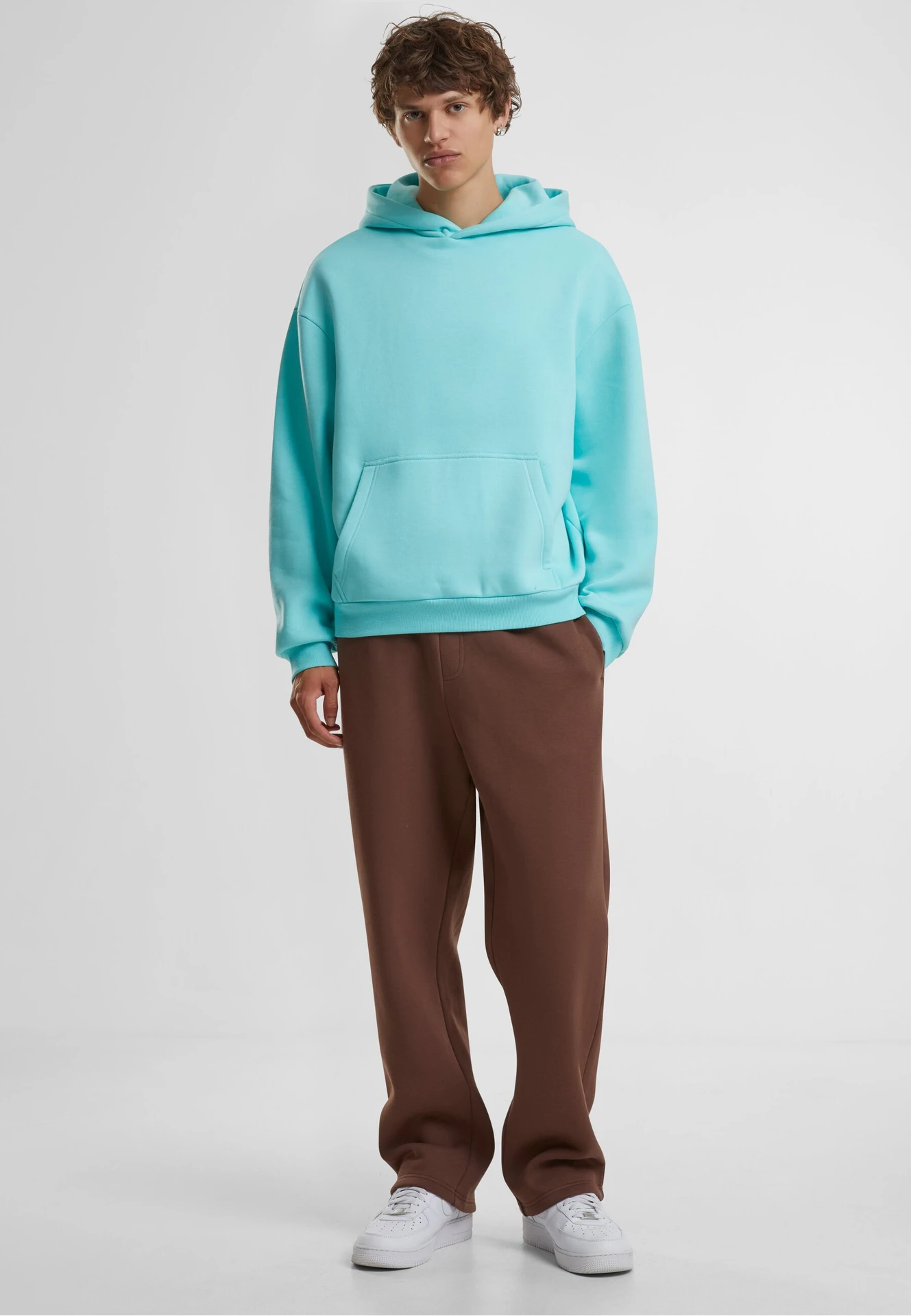 Build Your Brand Fluffy Track Sweatpants
