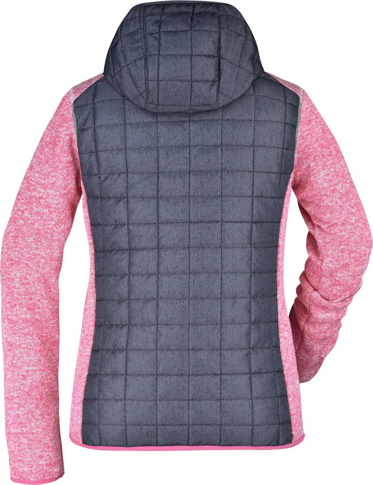 James & Nicholson Ladies Knitted Hybrid Jacket