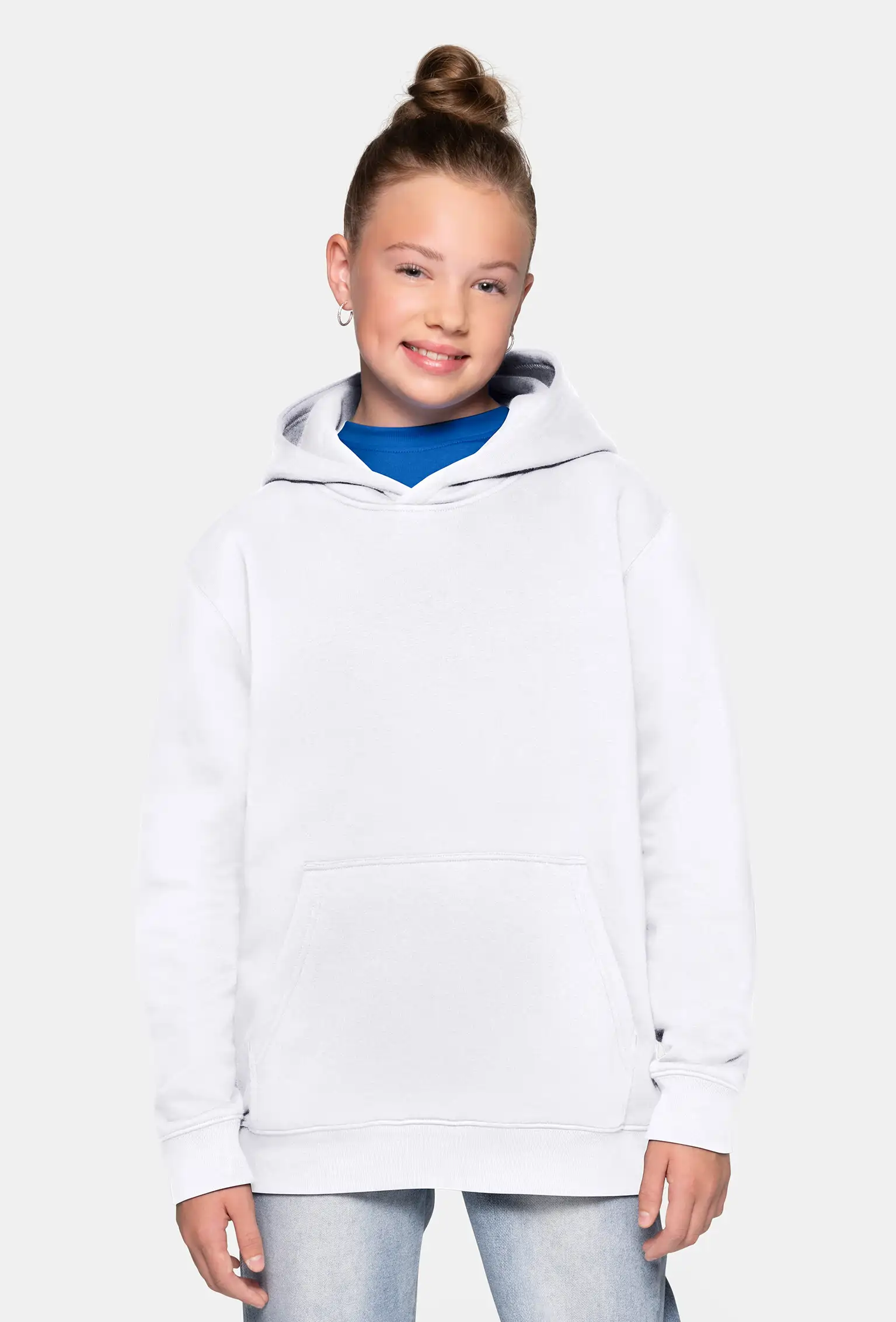 HAKRO Kinder Kapuzen-Sweatshirt 562 Bio-Baumwolle