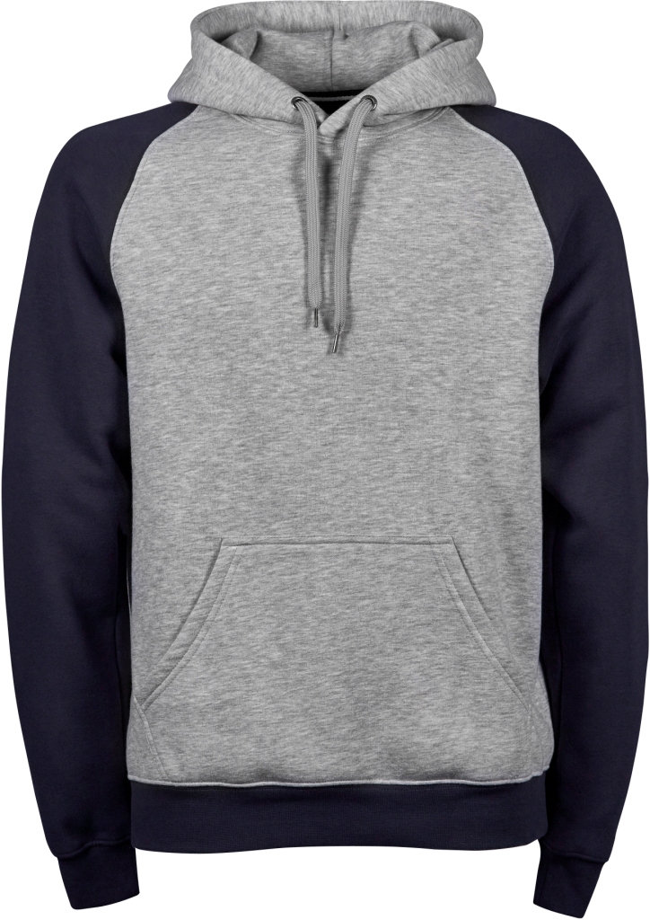 TEE JAYS Two-Tone Hooded Sweatshirt