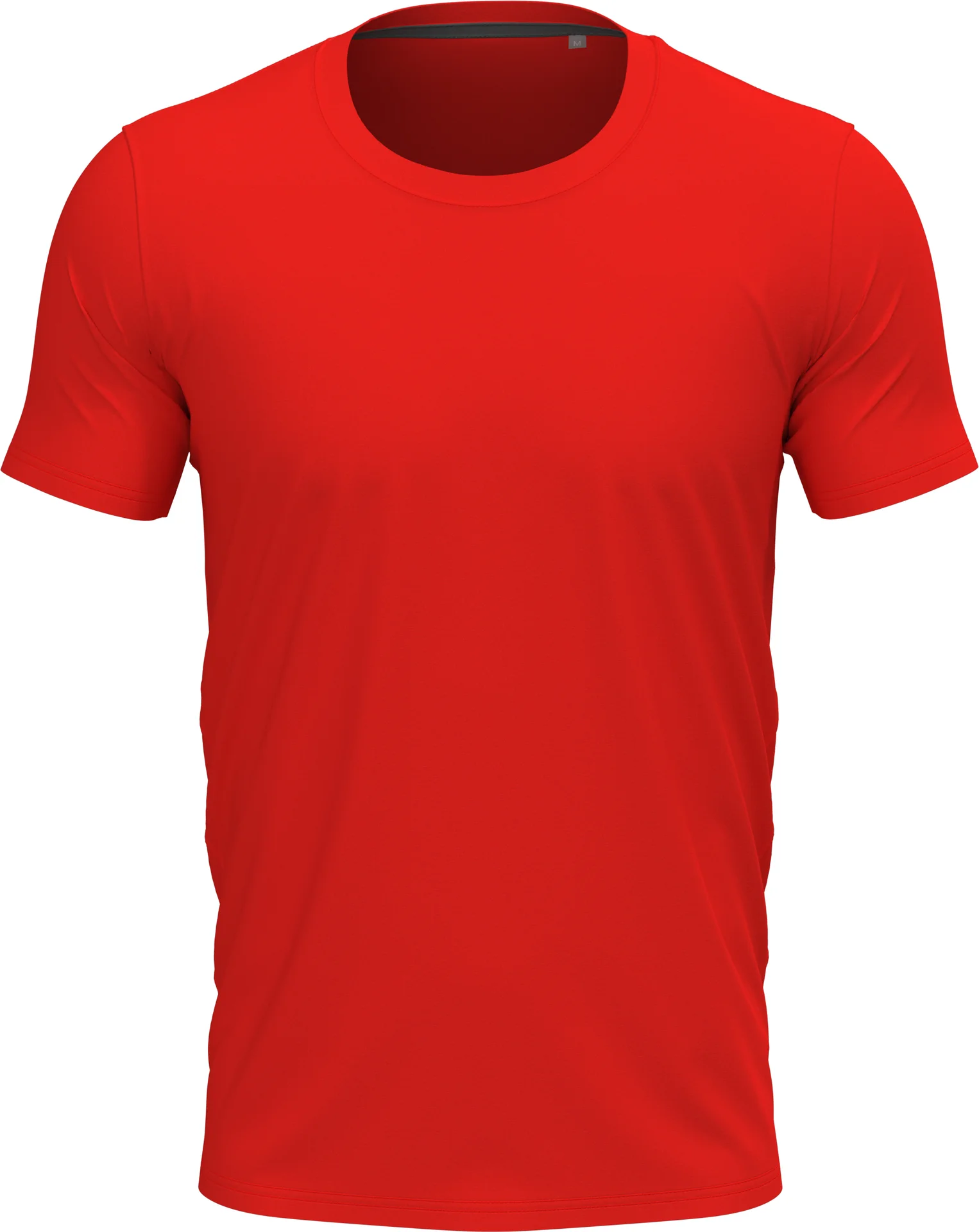 stedman-st9600-crew-neck-t-shirt-clive-scarletred-front-4 Stedman Clive Crew Neck