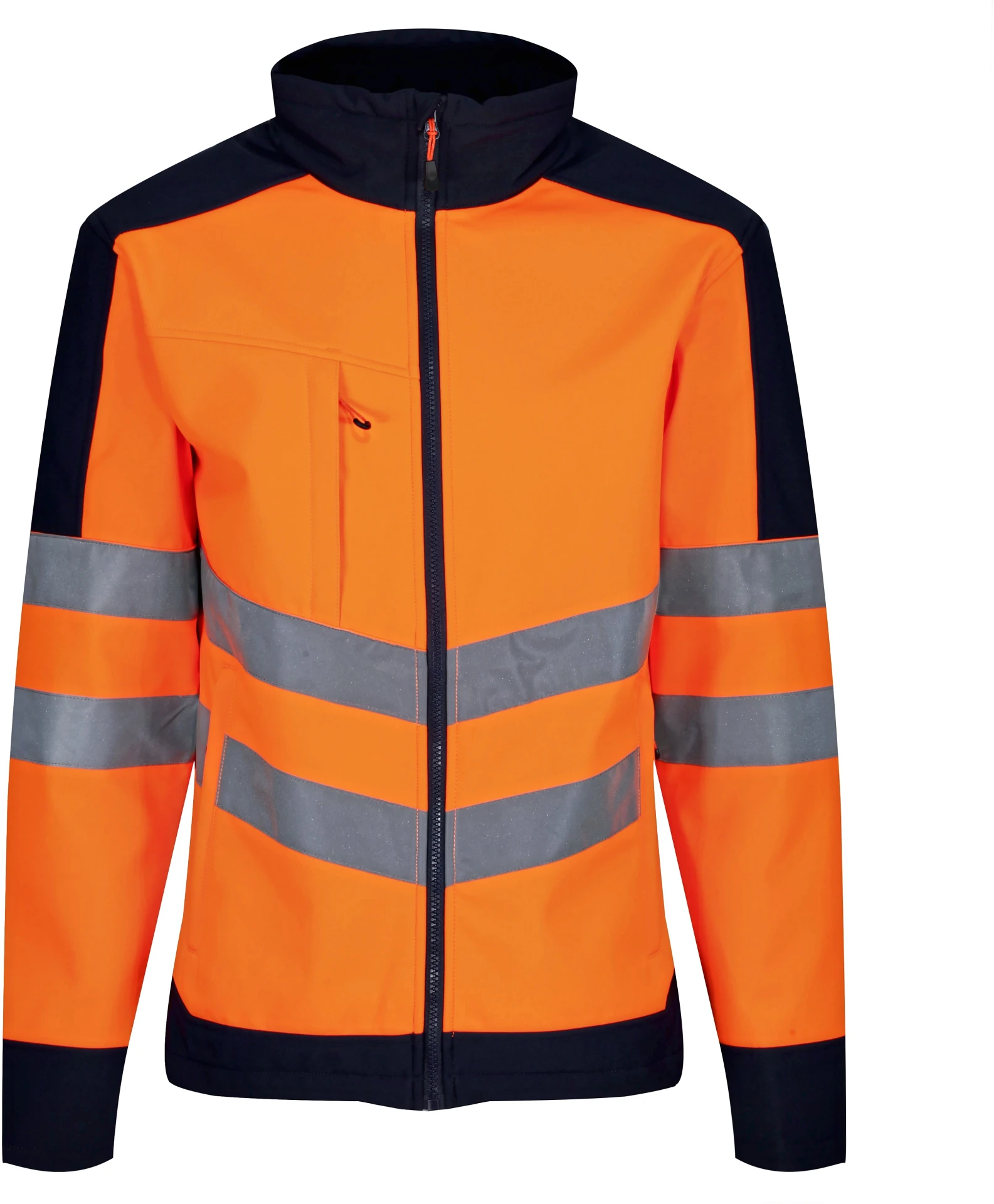 signal orange/navy