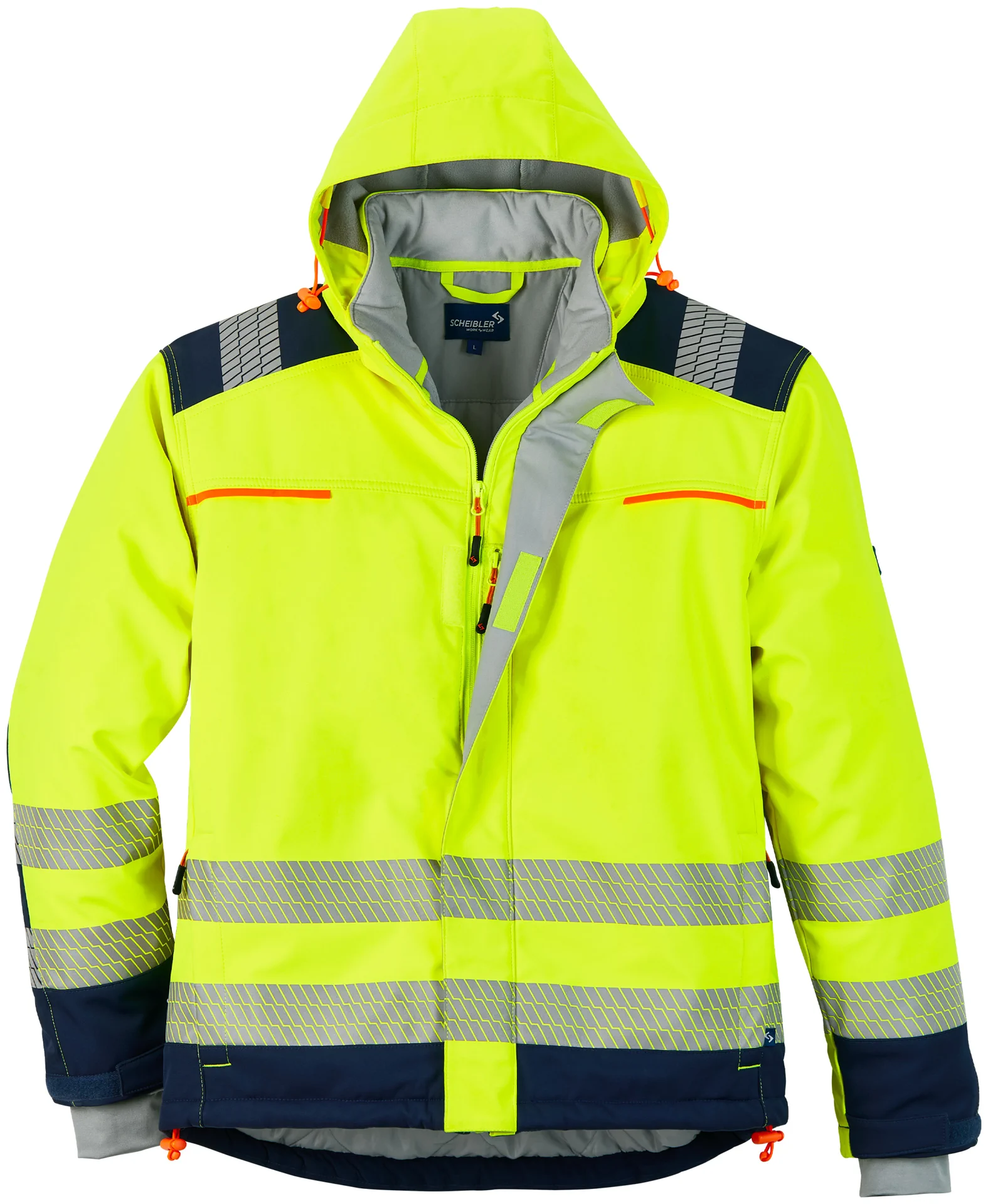 SCHEIBLER Warnschutz-Thermosoftshelljacke Safeness