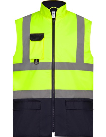 hi-vis yellow/navy