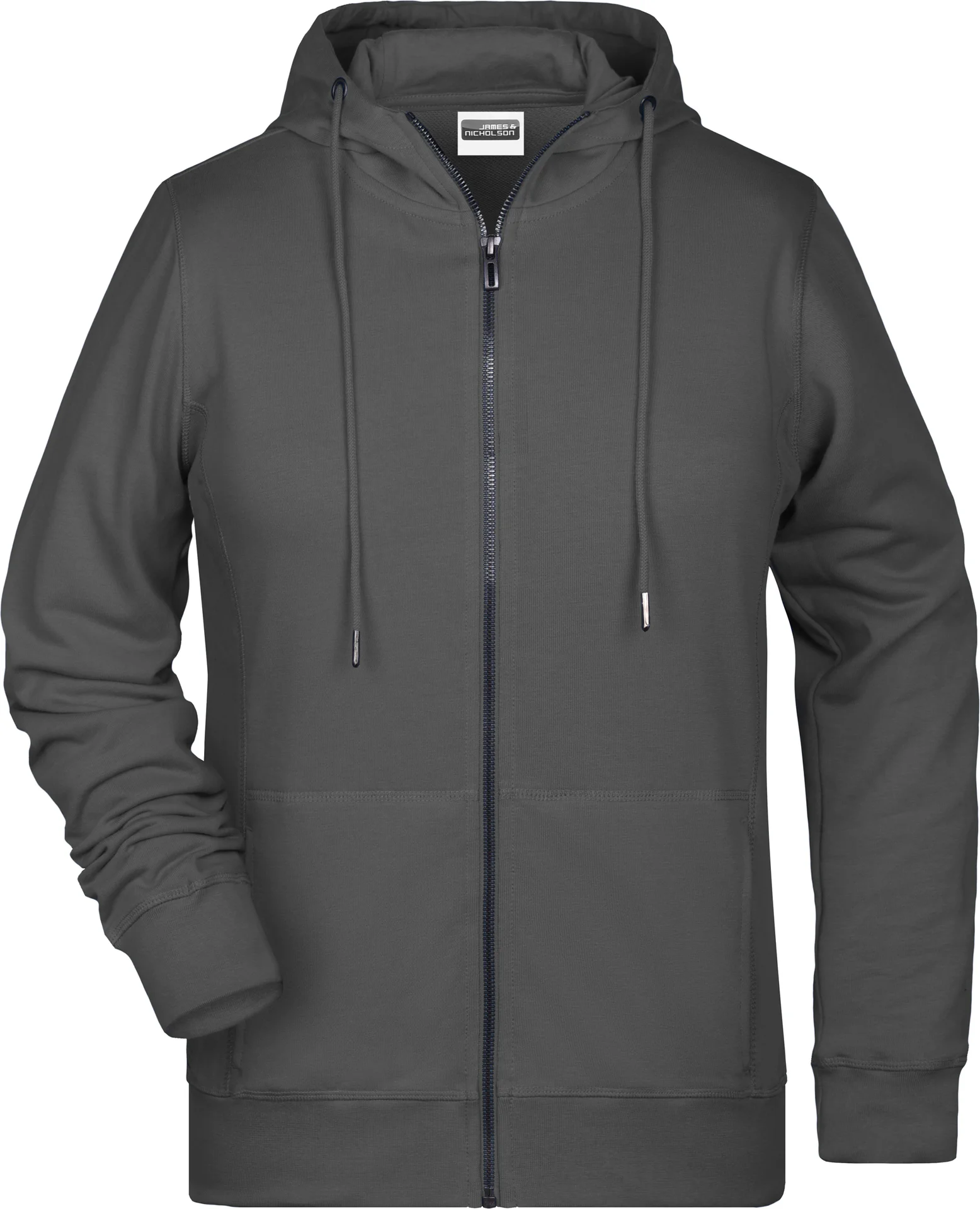 James & Nicholson Ladies Zip-Hoody