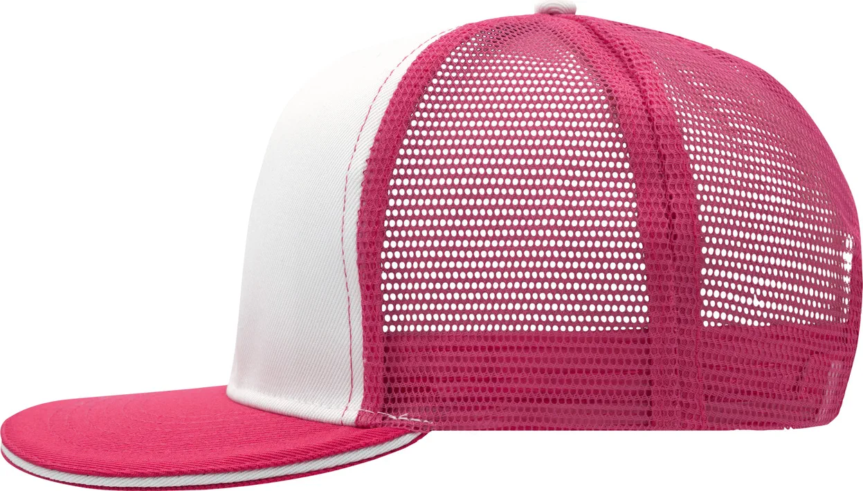 daiber-mb6635-pro-cap-mesh-6-panel-white-magenta-left-4 daiber Pro Cap Mesh 6-Panel