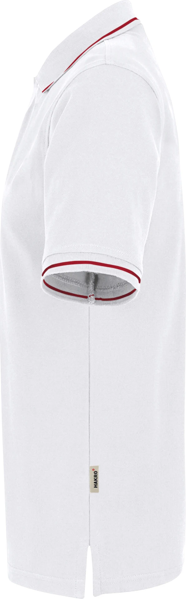 hakro-803-poloshirt-casual-weiss-rot-2 HAKRO Poloshirt 803 Casual