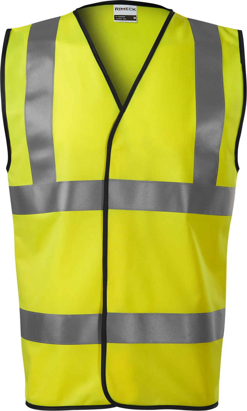 rimeck-9v3-warnschutzweste-hv-bright-fluoreszierendesgelb-front-2 RIMECK Warnschutzweste HV Bright 9V3