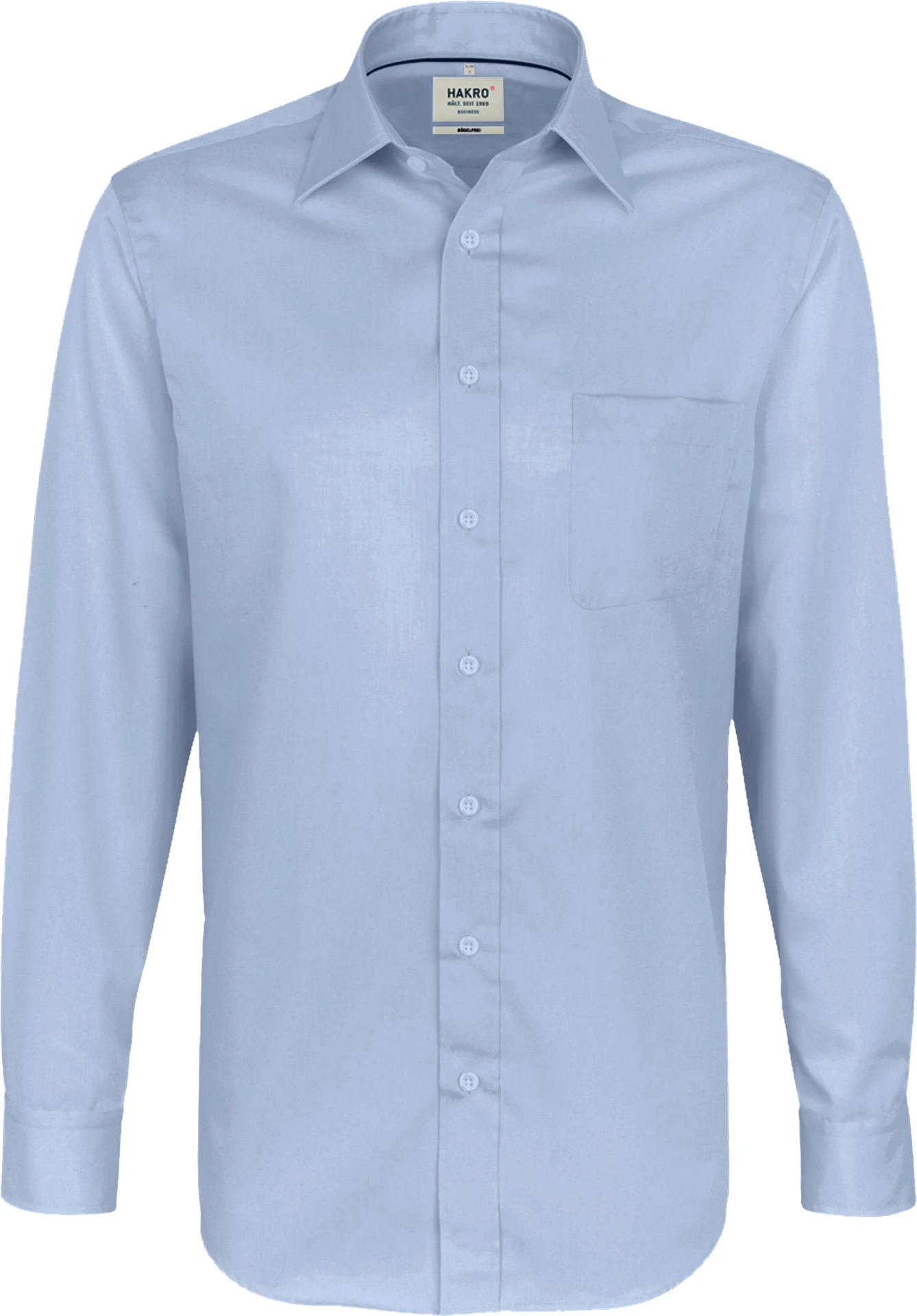 hakro-108-hemd-business-comfort-himmelblau-front-1 HAKRO Hemd 1/1 Arm 108 Business