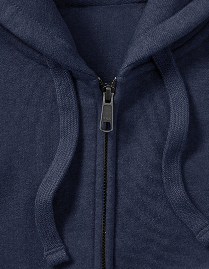 Russell Ladies` Authentic Melange Zipped Hood Sweat Russell Ladies` Authentic Melange Zipped Hood Sweat