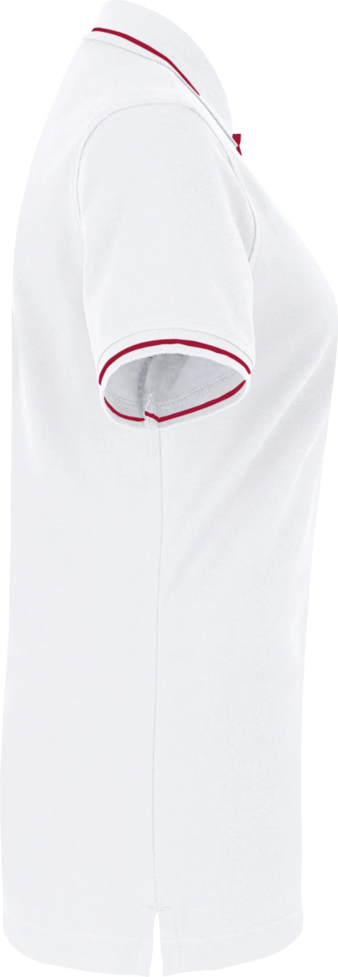 hakro-203-damen-poloshirt-casual-weiss-rot-4 HAKRO Women-Poloshirt 203 Casual